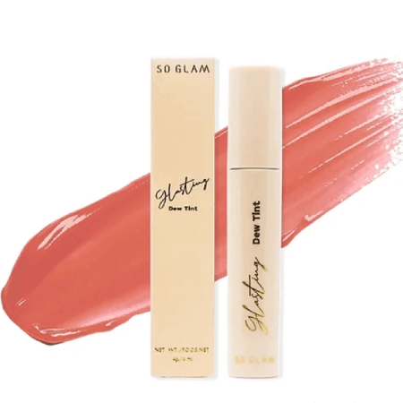 So Glam,Glasting Dew Tint,So Glam Glasting Dew Tint,101 Semi Apricot,ลิปสติก,ลิปทินท์